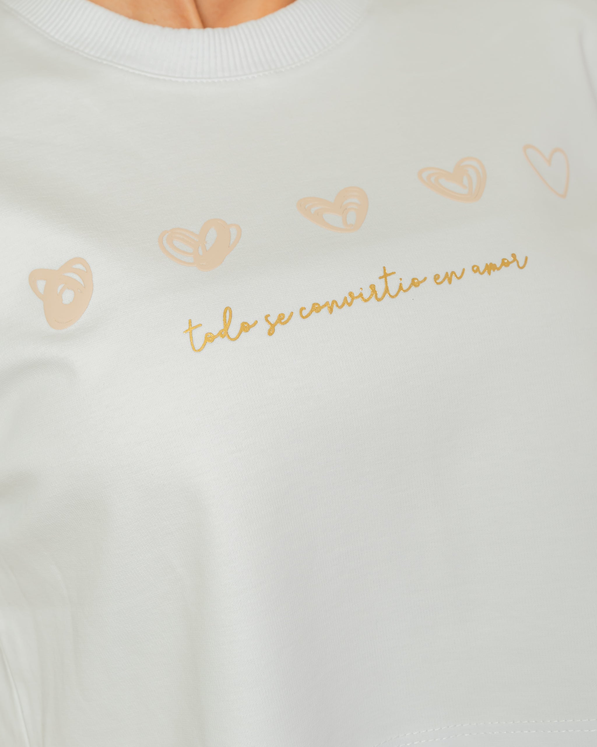 Camiseta Estampada Algodón