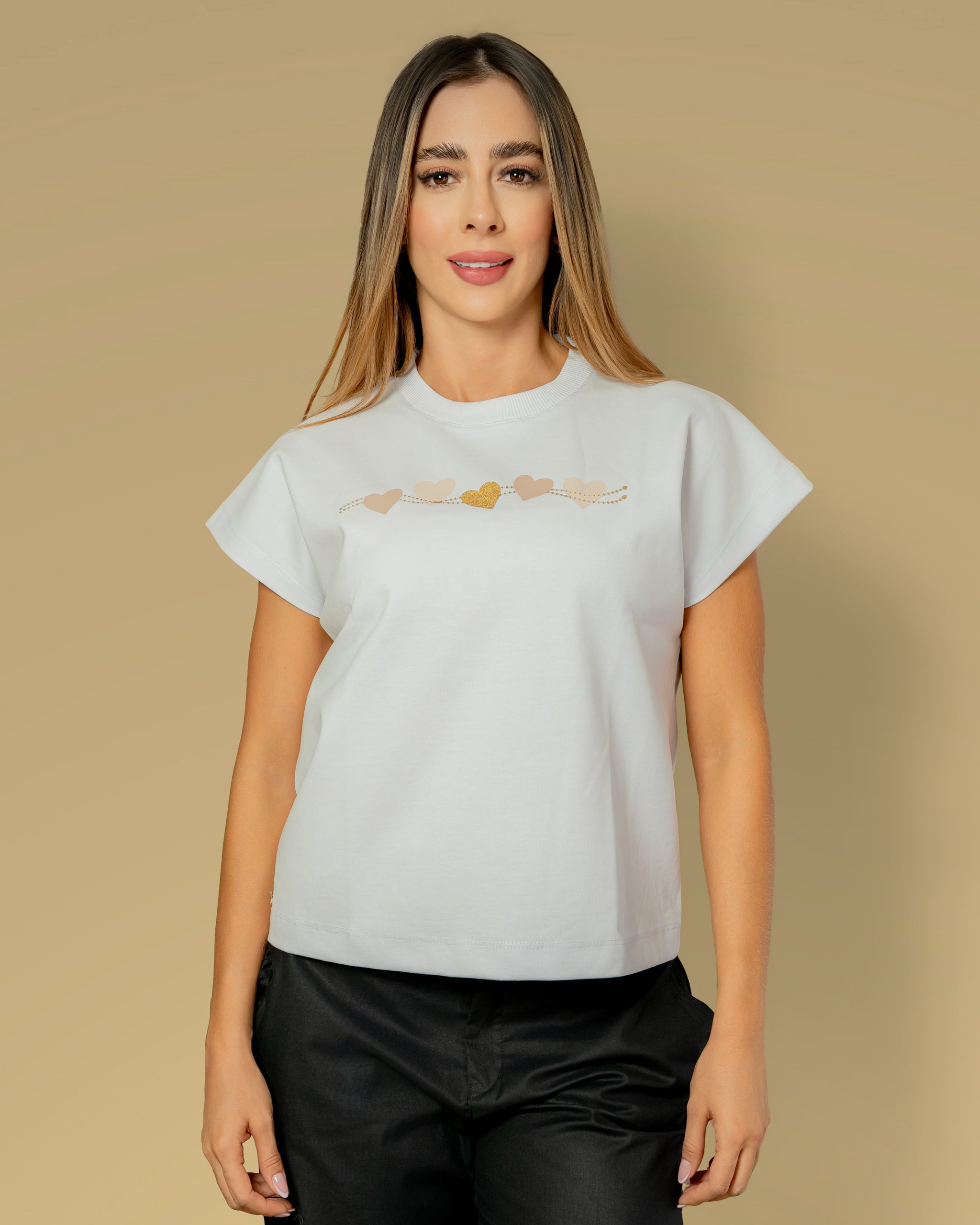 Camiseta Estampada Algodón