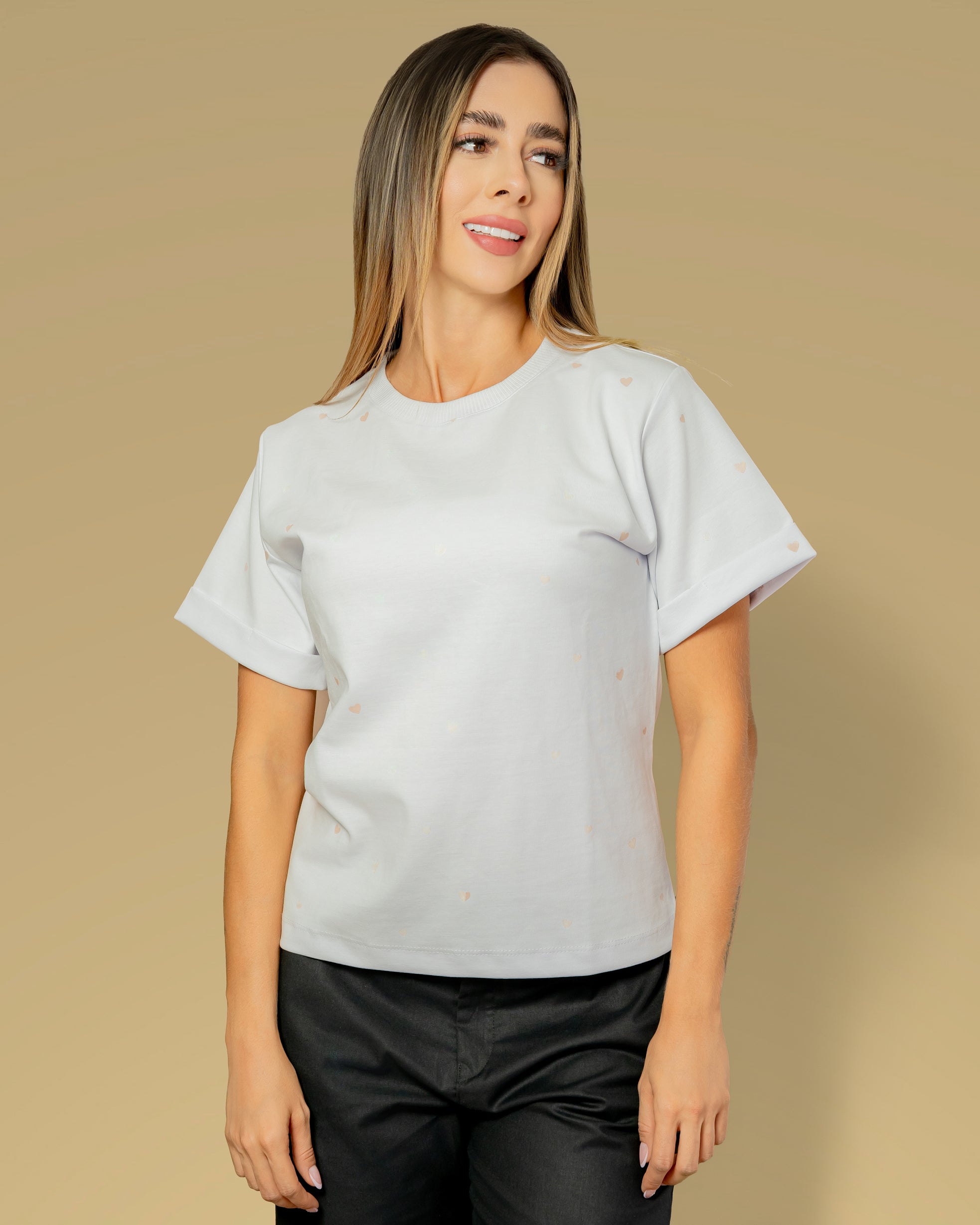 Camiseta Estampada Algodón