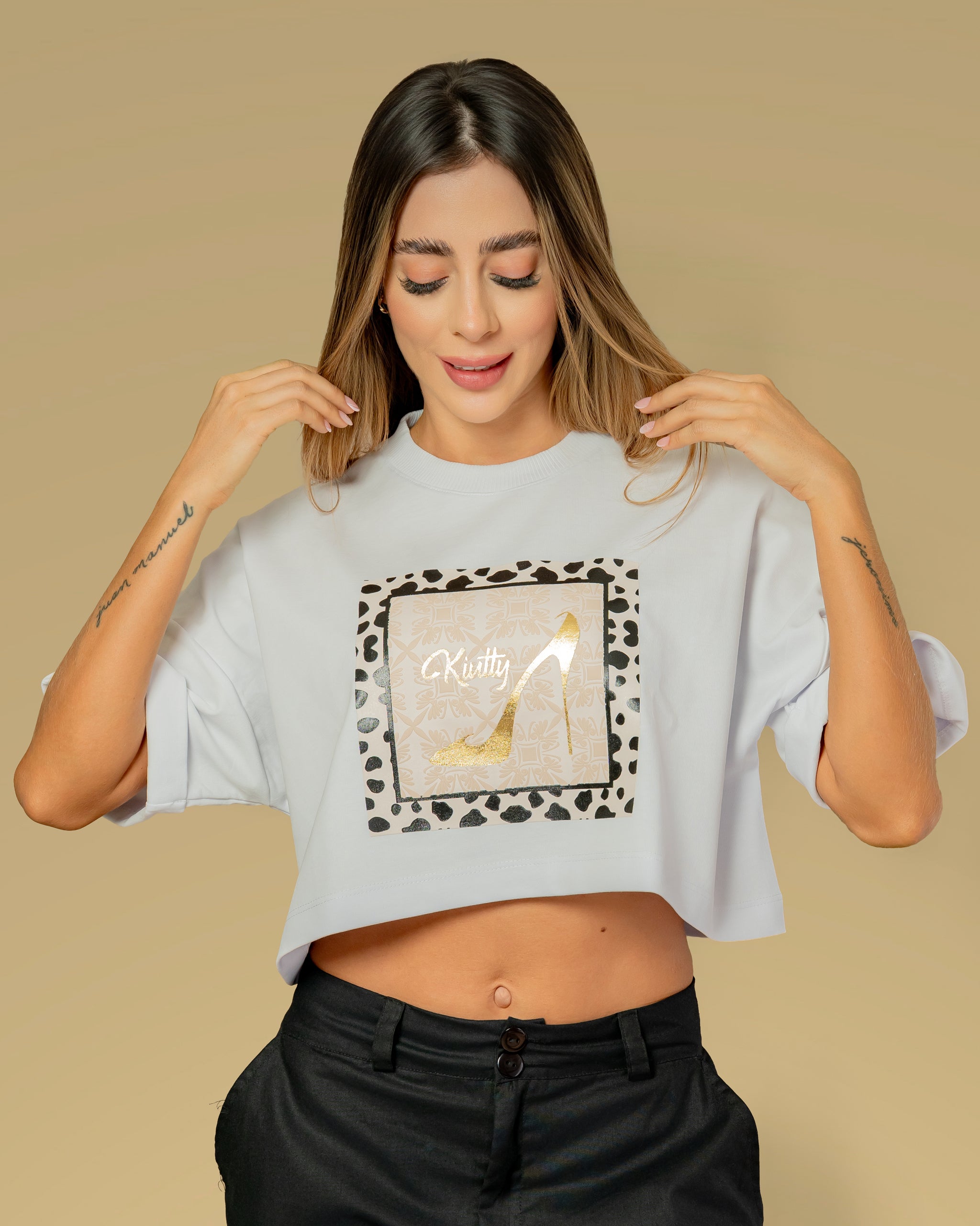 Camiseta Estampada Algodón