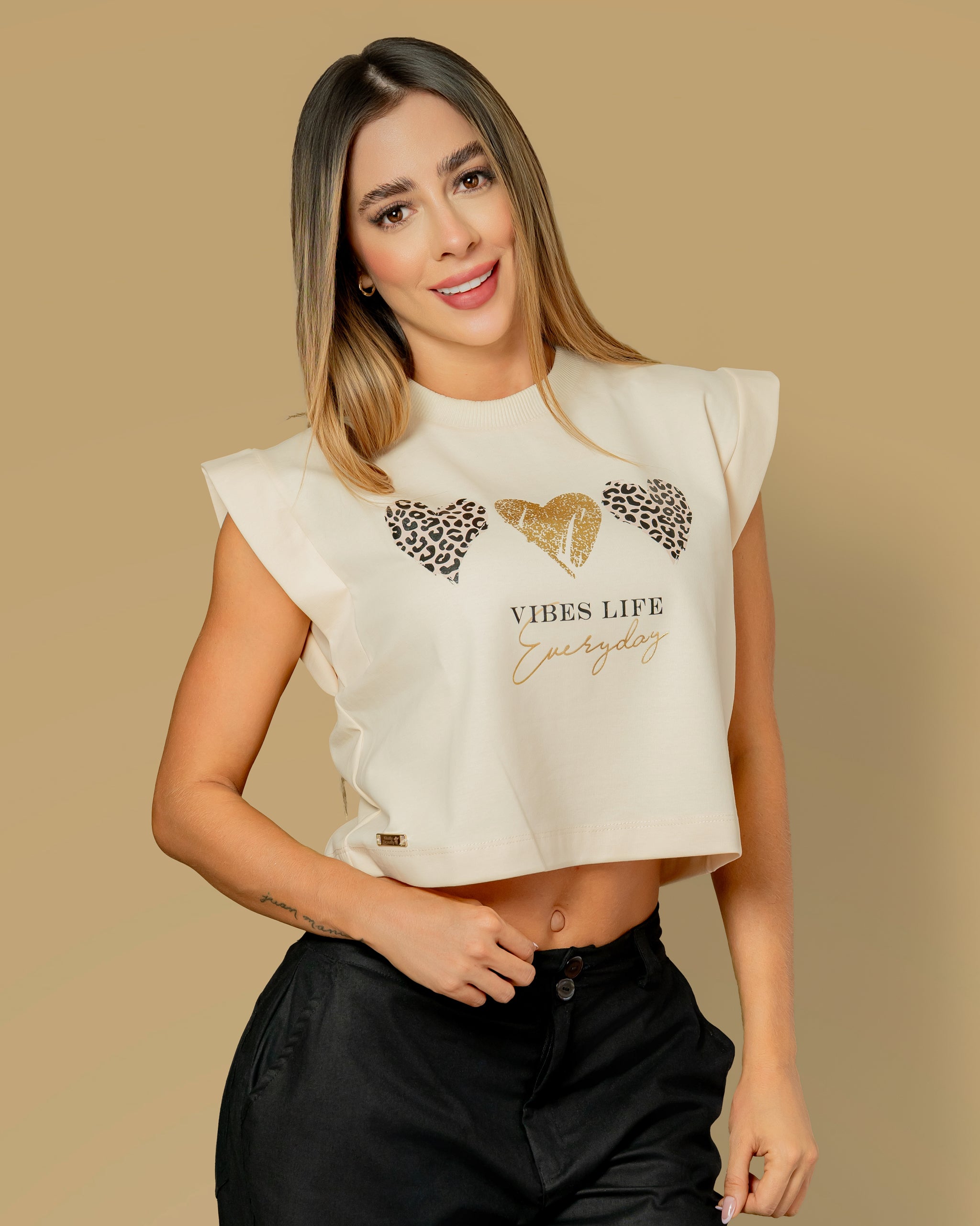 Camiseta Estampada Algodón