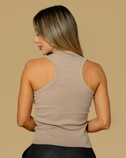 Blusa tela Rib